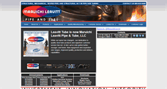Desktop Screenshot of leavitt-tube.com